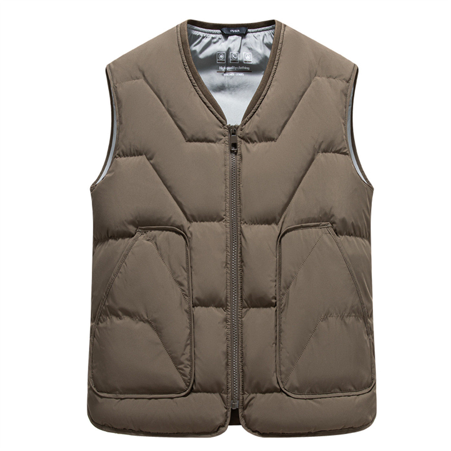 恒源祥羽绒马甲男2025冬季新款中老年爸爸装宽松背心保暖轻薄马夹,淘宝优惠券,粉丝福利购,淘宝优惠卷
