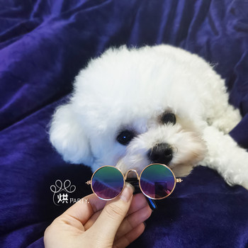 Pet Cat Glasses ແວ່ນຕາກັນແດດແມວ Retro Cool Cat Funny Photo Props Cat Personalized Accessories Puppy Dog