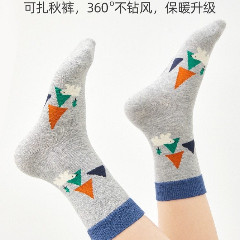 六指鼠童袜男童秋冬季加长筒纯棉袜加厚高筒宝宝棉袜高帮儿童袜子,淘宝优惠券,粉丝福利购,淘宝优惠卷