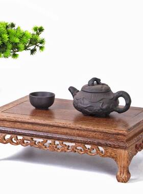 实木摆件底座工艺品花瓶花盆木质