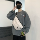 Брендовая сумка через плечо, нагрудная сумка, вместительная и большая сумка на одно плечо для отдыха, поясная сумка