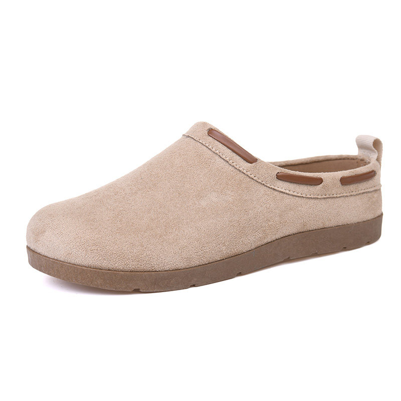 新款复古半托勃肯鞋女百搭轻便一脚蹬懒人鞋软底舒适女士休闲单鞋,淘宝优惠券,粉丝福利购,淘宝优惠卷