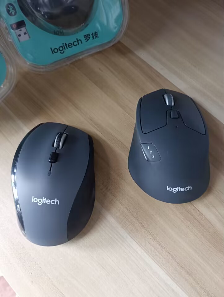 正品 Logitech/罗技 M705激光无线鼠标 超长电力商务游戏m720M570 - 图1