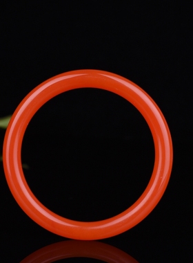 新疆金丝玉手镯戈壁玉正圆细圆款