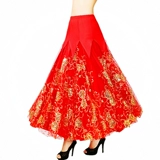 Новая современная танцевальная тренировка юбка женская вышива