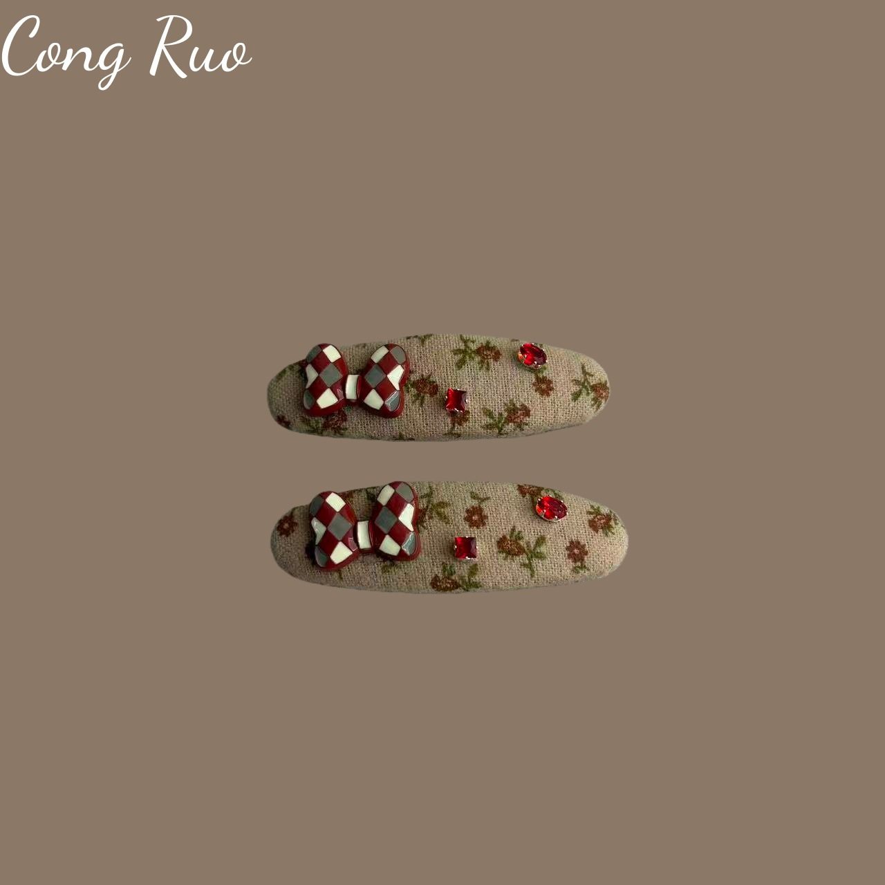 一只价格 韩系蝴蝶结BB夹水滴掰掰夹女高级感复古碎花波点刘海,淘宝优惠券,粉丝福利购,淘宝优惠卷