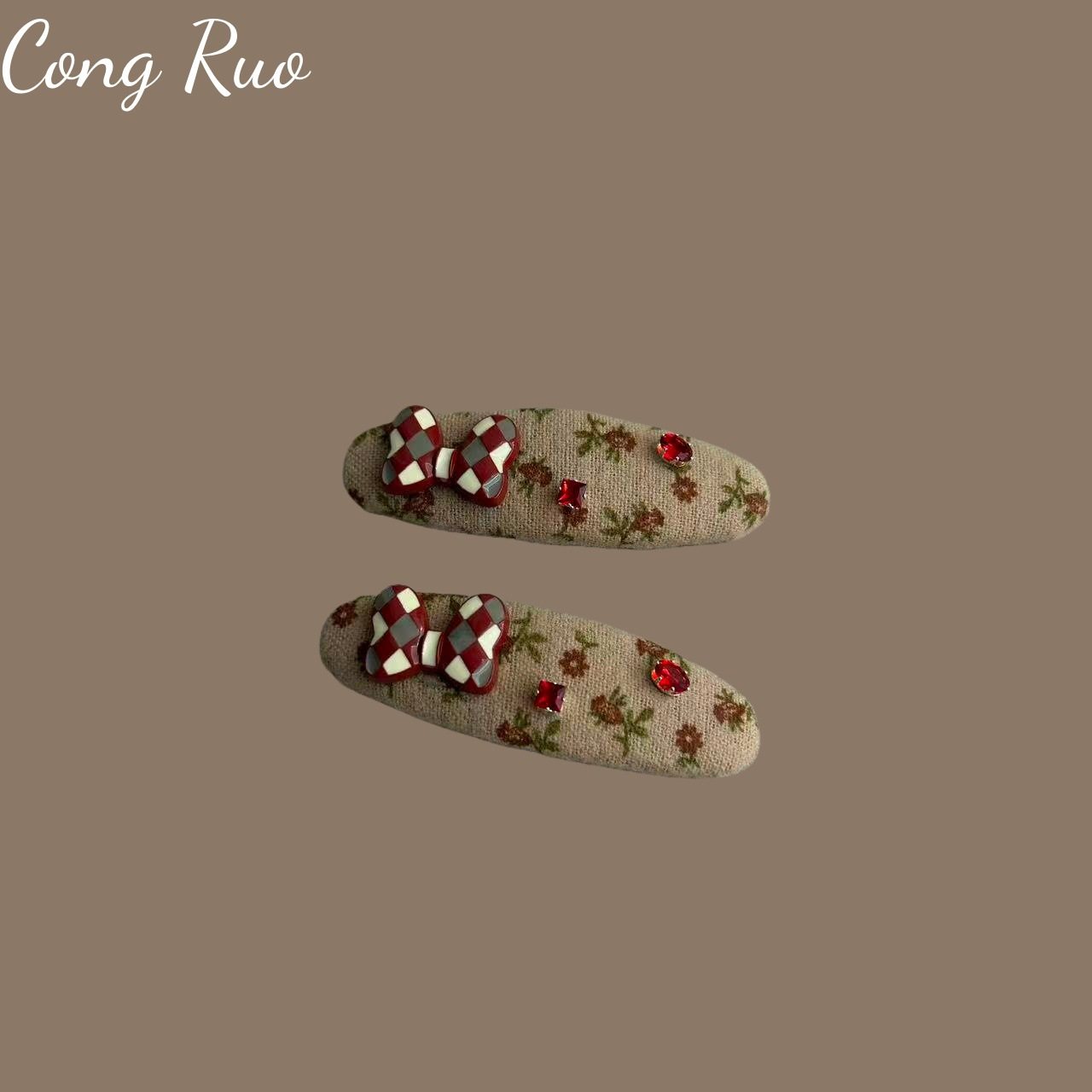 一只价格 韩系蝴蝶结BB夹水滴掰掰夹女高级感复古碎花波点刘海,淘宝优惠券,粉丝福利购,淘宝优惠卷