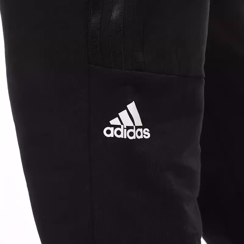 Adidas阿迪达斯运动裤男子夏季休闲裤训练透气束脚针织长裤GP0939 - 图2