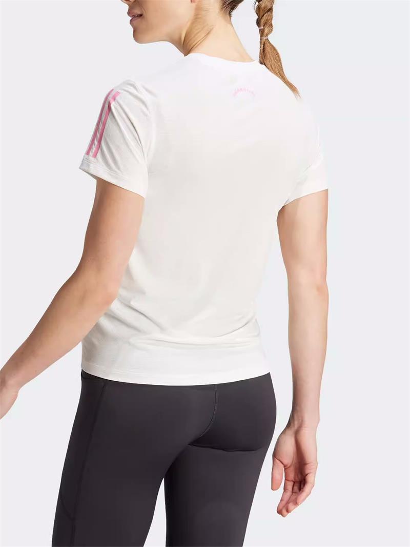 Adidas/阿迪达斯短袖男女SHHM RACE T W跑步速干T恤IX7766 IX7767 - 图0