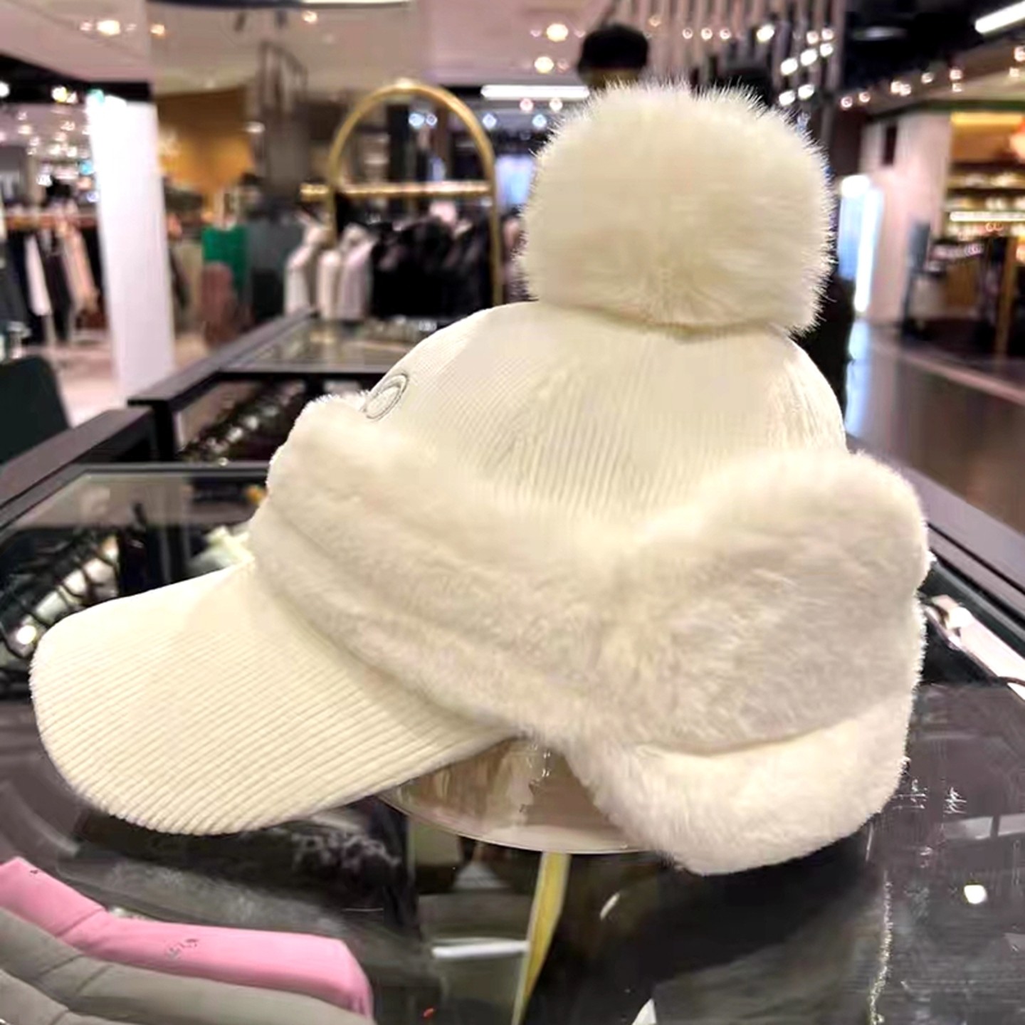 韩国高尔夫球帽女冬季毛绒护耳舒适保暖golf鸭舌帽户外运动防晒帽,淘宝优惠券,粉丝福利购,淘宝优惠卷