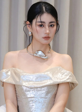 新娘项链耳环礼服晨袍旅拍耳饰品