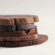 Purple teak log slices solid wood tea coaster pot mat insulation mat stove mat anti-scalding base huanghuali wabi-sabi nostalgic