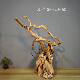 New Chinese Zen root carving crafts, weathered wood ornaments, tea room, living room, TV cabinet, entrance hall, creative wood carving accessories