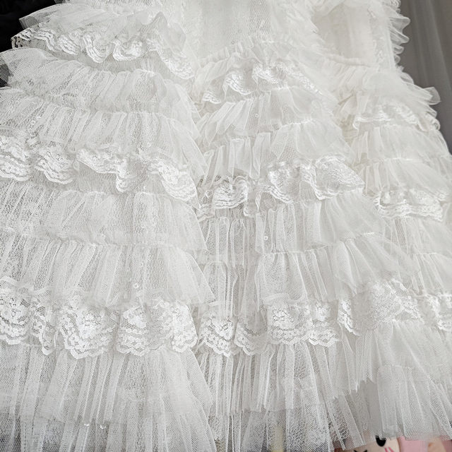 76 fishtail skirt cake skirt slim lace