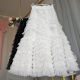 76 fishtail skirt cake skirt slim lace