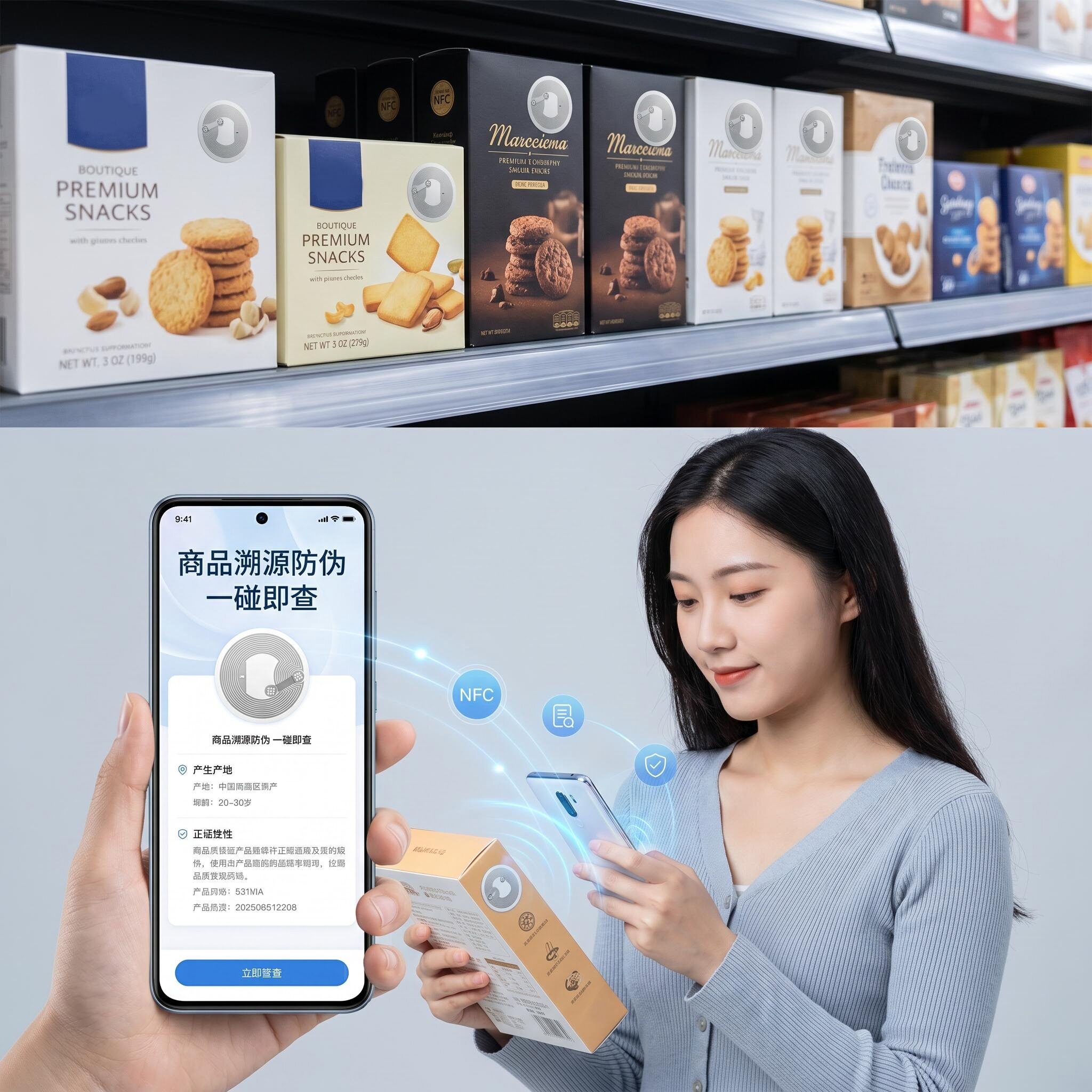 Ntag213 electronic tag NFC high frequency tag