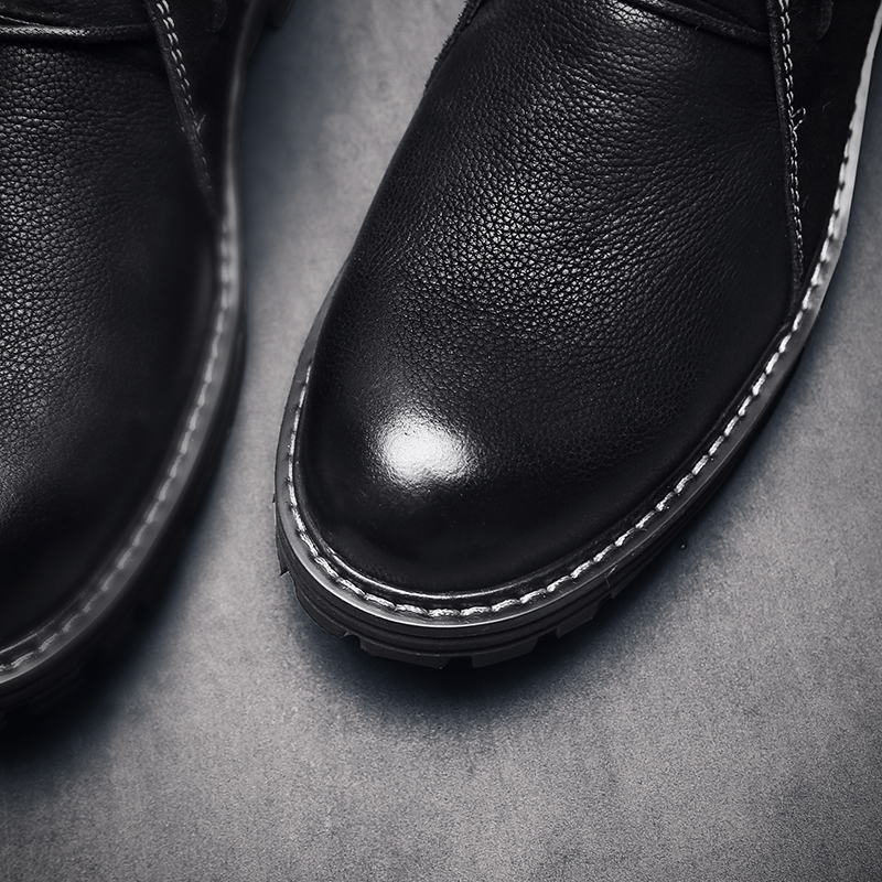 真皮大码男鞋45 46 47潮流大头鞋英伦商务正装休闲皮鞋48加肥4950-图2