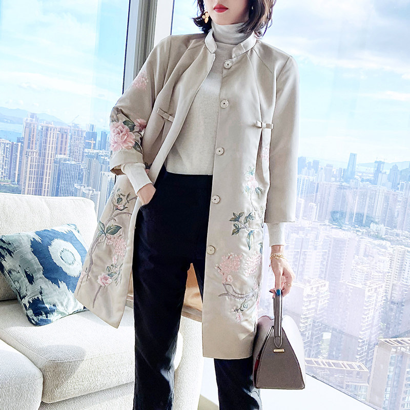 女秋古装日常可穿中国风改良版汉服 品唐斋民族服装/舞台装