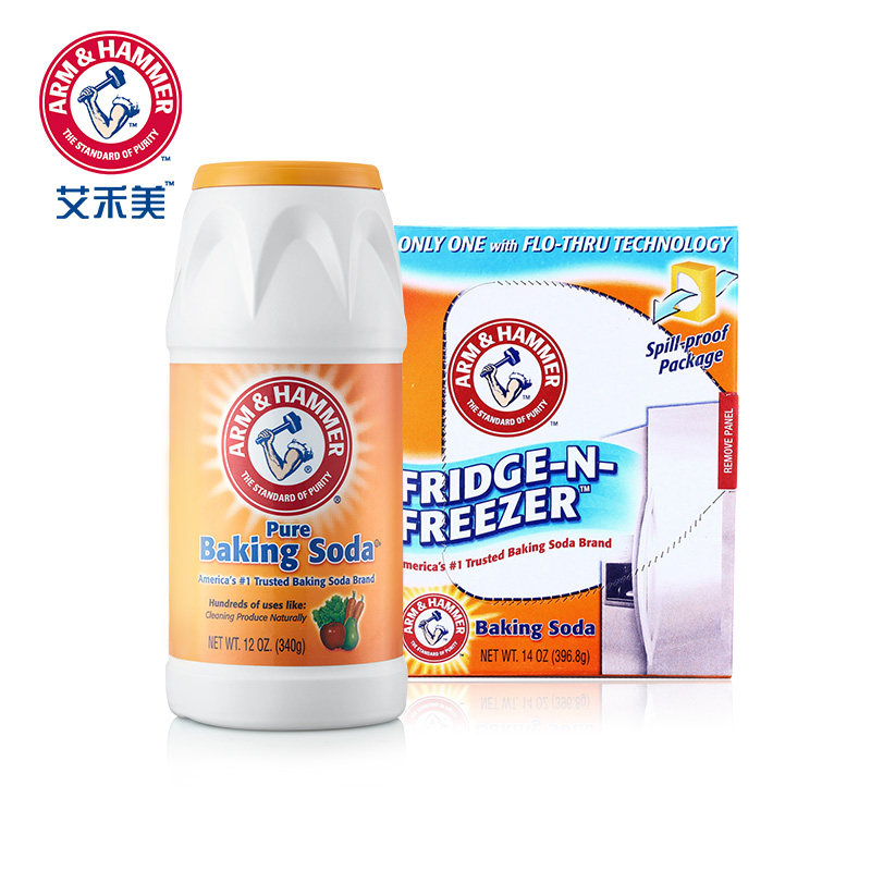 艾禾美冰箱2件套卫生间清洁除臭剂 艾禾美卓成宏益多用途清洁剂