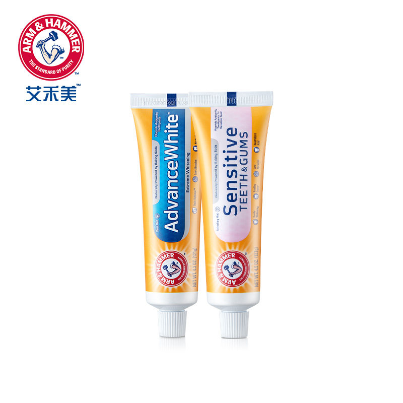 艾禾美亮白清新牙膏去黄牙去牙石 艾禾美卓成宏益牙膏