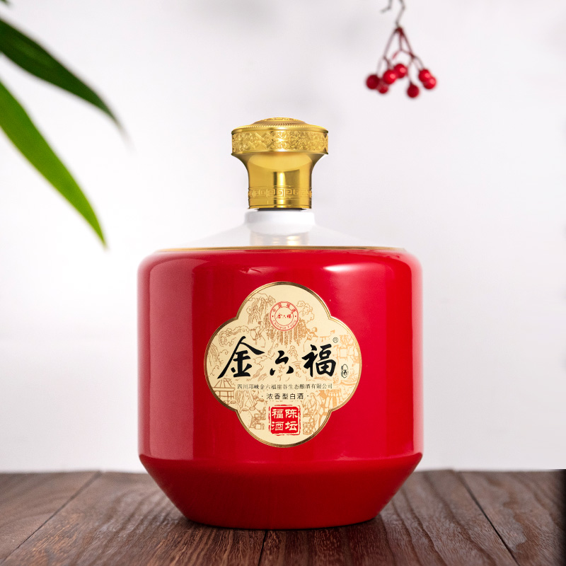 金六福 陈坛福酒 50度浓香型白酒 1.5L 双重优惠折后￥149包邮 京东￥299