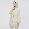 Women's mid-length classic hooded silhouette tolerate mother's outfit