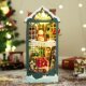 Christmas gift three-dimensional bookend assembly model