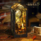 Diy bookend detective famous agency handmade model