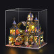 Gothic castle assembled model handmade gift