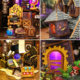 Miniature assembled model of Strange Castle