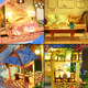 Shili Peach Blossom Handmade Wooden Assembled Villa