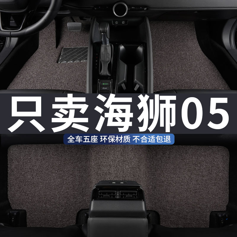 丝圈汽车脚垫专用2025款25比亚迪海狮05dmi/ev车地垫改装配件用品 - 图0