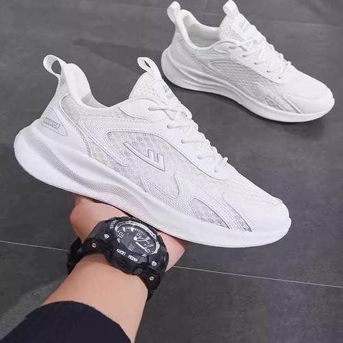 回力男鞋运动鞋秋冬新款男士正品休闲小白鞋透气软底白色跑步鞋子 - 图0