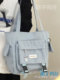 Simple and versatile large-capacity shoulder bag for girls and students