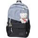 Korean style casual simple contrast color large capacity backpack