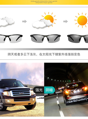 墨镜日夜两用钓鱼防眩光太阳镜