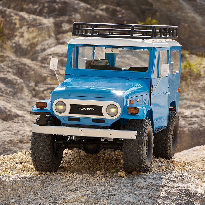 FMS新品 FJ40 1/10越野四驱攀爬车RC遥控车像真硬壳汽车电动模型 - 图2