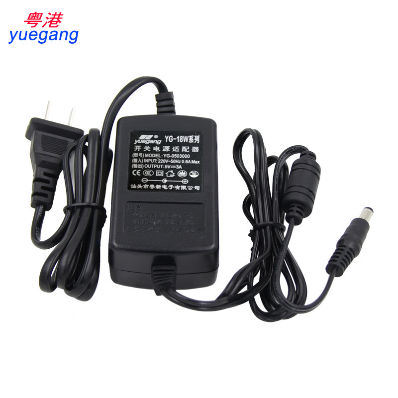 粤港 双线电源5V6V7.5V12V24V1A1.5A2A3A4A5A电源适配器适用于监控摄像头移动DVD影碟机音箱液晶显示器录像机 - 图2