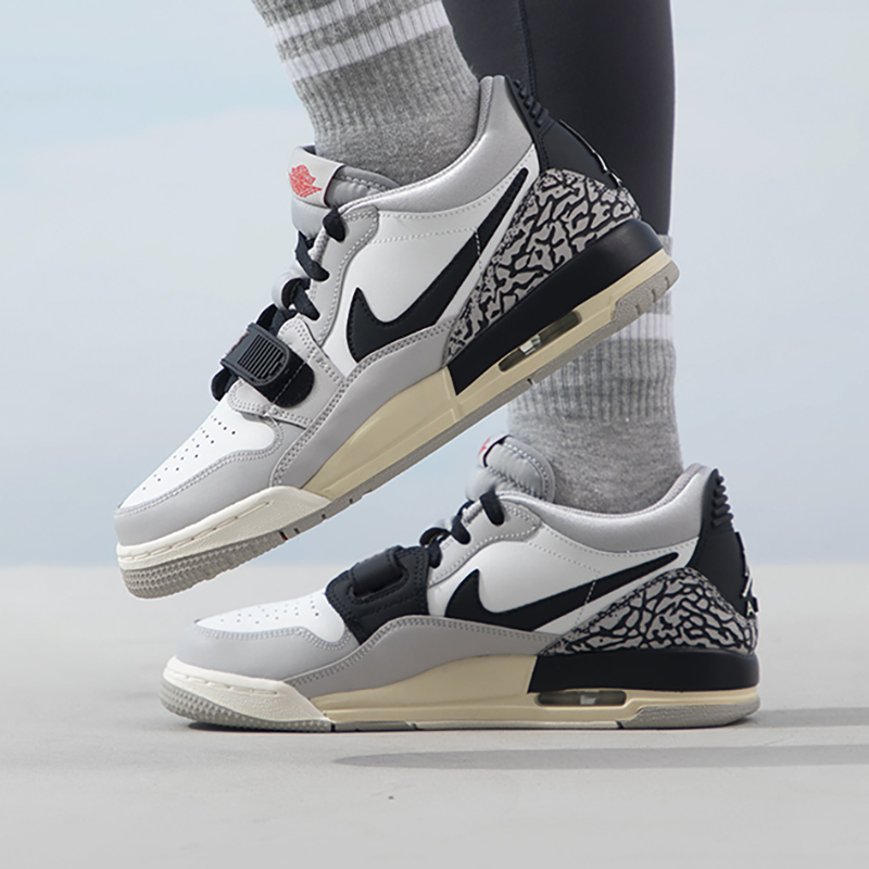 耐克男女鞋2023冬季 AIR JORDAN LEGACY 312 LOW运动鞋CD9054-101-图0