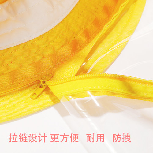 儿童宝宝婴儿夏季防护面罩防飞沫面部隔离防护罩外出防风护耳挡风 - 图0