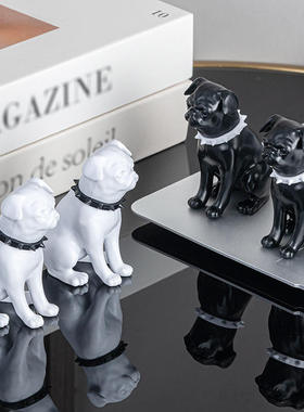 桌面微景观可爱小摆件品家居饰品客厅创意装饰品卡通小狗摆件