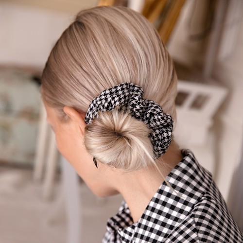 invisibobble大肠发圈法式复古绒面扎马尾盘头发饰简约丸子头豹纹 - 图1