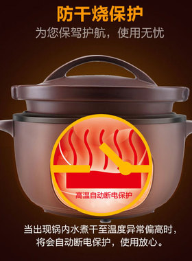 天际3l升电炖锅砂锅官方官网30GD