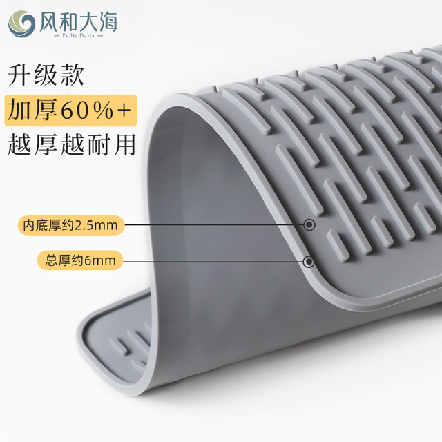 Drained heat-insulated silicone pad with a cumulative sales of 210,000 pieces