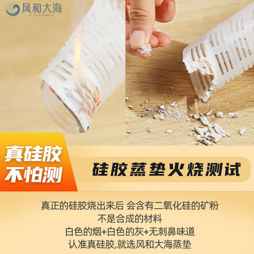 蒸笼垫长方形食品级硅胶馒头垫加厚不粘笼屉垫耐高温托盘专用蒸垫 - 图1