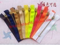 (manufacturer direct sales) accessories 4 Number of brass metal zipped jeans Special door flap 10CM Adjustable length