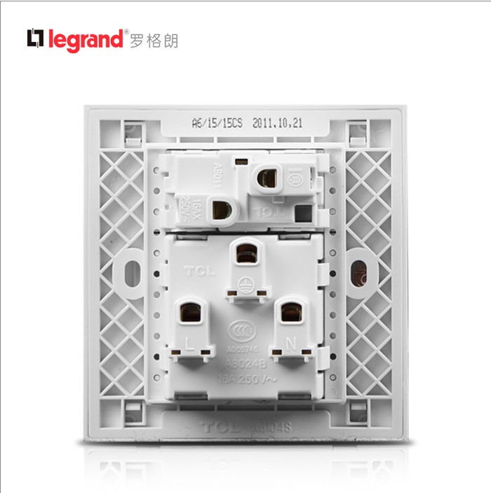 TCL空调插座面板16安插座带开关大功率明装一开三孔16a电热水器用 - 图2