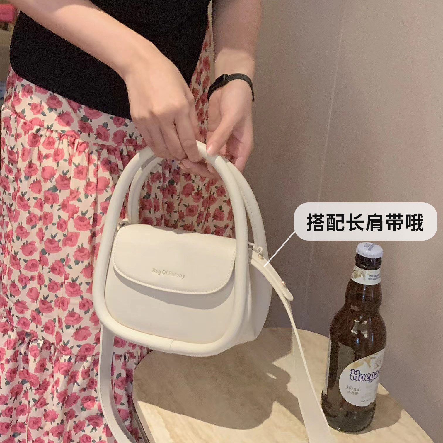 正品Bag of parody软欧包糖果色包包女夏百搭小众设计感斜挎2021-图1