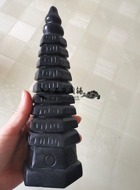 天然玉石雕刻文昌摆件9层客厅