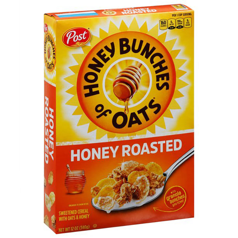 美国现货Post Honey Bunches Oats宝氏蜂蜜扁桃仁烘烤麦片Cereal - 图3